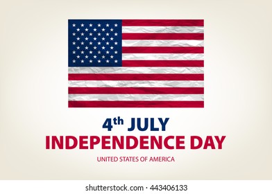 4 th july Independence Day USA. united states of america Vector. Drawing. Image. Graphic. Art card. American Flag. Patriotic banner.