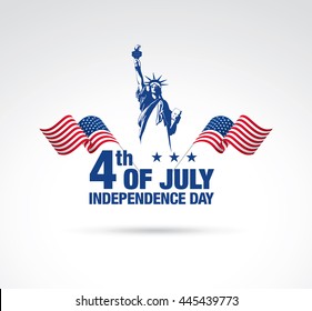 4 Th Of July. Independence Day Of The USA