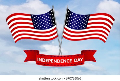 4 Th of July. US Independence Day