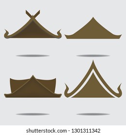 4 Thai style roof icons