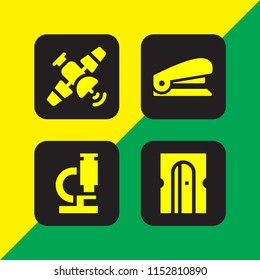 4 tools icons in vector set. tool and tools and utensils illustration for web and graphic design