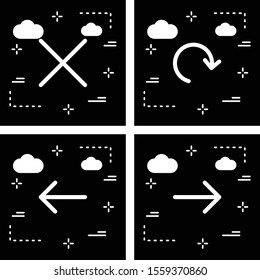  4 Universal icon for your project. arrows.
 