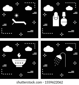 4 User interface Icon set for web and mobile applications

