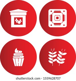 4 User interface Icon set for web and mobile applications
