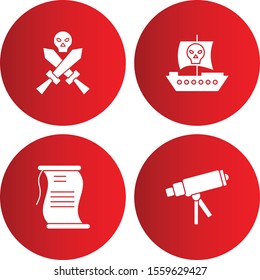 4 User interface Icon set for web and mobile applications
