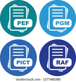 4 User interface Icon set File Format for web and mobile applications
