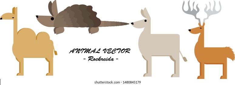 4 vector of animals that can used to many type of work.