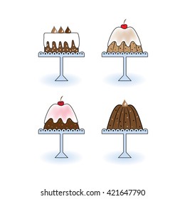 4 vector cake.