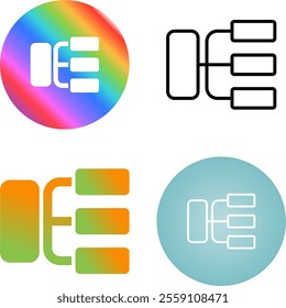 4 Vector Icons Design Set