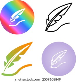 4 Vector Icons Design Set