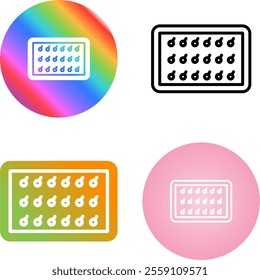 4 Vector Icons Design Set