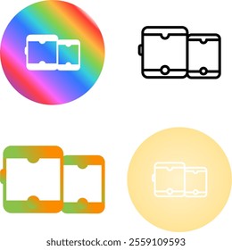 4 Vector Icons Design Set