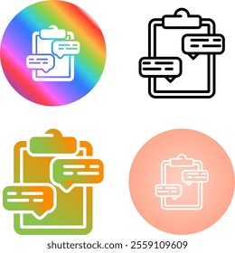 4 Vector Icons Design Set