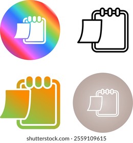 4 Vector Icons Design Set