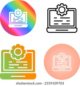 4 Vector Icons Design Set