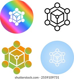 4 Vector Icons Design Set