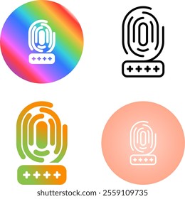 4 Vector Icons Design Set