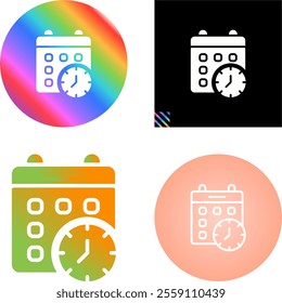 4 Vector Icons Design Set