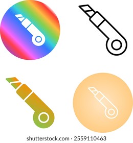 4 Vector Icons Design Set