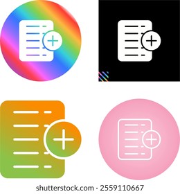 4 Vector Icons Design Set