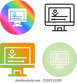 4 Vector Icons Design Set