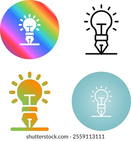 4 Vector Icons Design Set