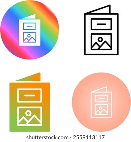 4 Vector Icons Design Set