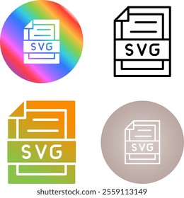 4 Vector Icons Design Set