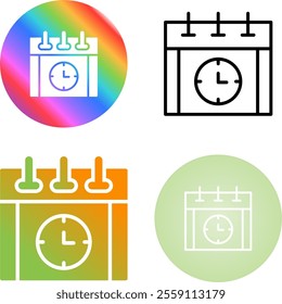 4 Vector Icons Design Set