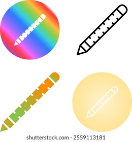 4 Vector Icons Design Set