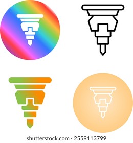 4 Vector Icons Design Set