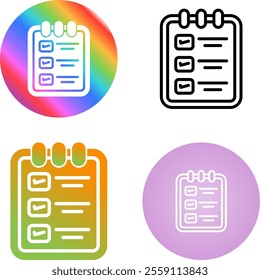 4 Vector Icons Design Set