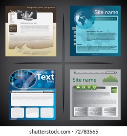 4 Website templates