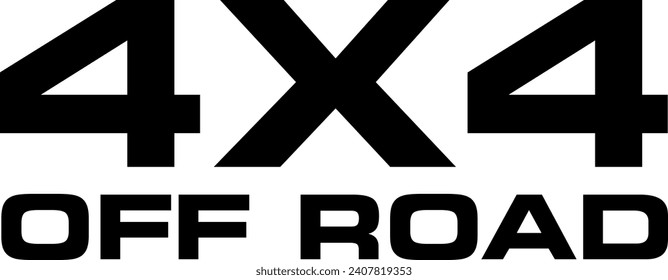 4 x 4 Off Road Digital EPs Vector graphics File