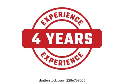 4 Years Experience Rubber Stamp
