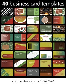 40 Colorful Business Cards