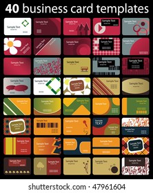 40 Colorful Business Cards