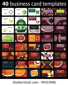 40 Colorful Business Cards