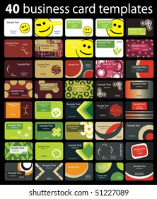 40 Colorful Business Cards