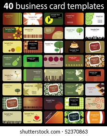 40 Colorful Business Cards