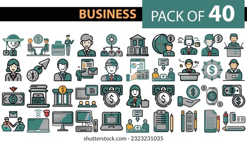 40 icons set of Busines and Marketing