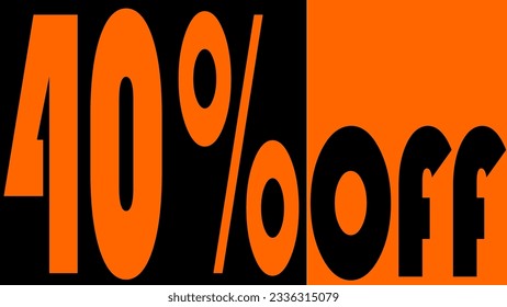 40% Off, discount, promotion, feature, theme: orange is the new black