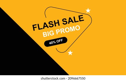 40% off flash sale template