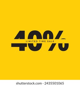 40% de descuento: una oferta por tiempo limitado