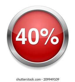 40 percent icon