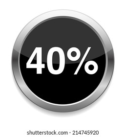 40 percent icon