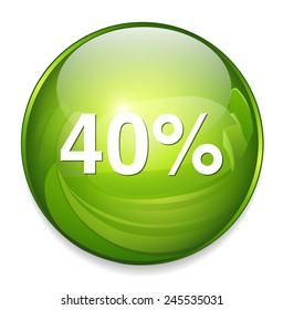40 percent icon