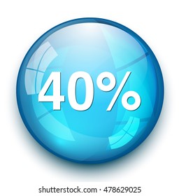 40 percent icon