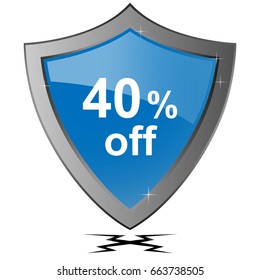 40 percent icon