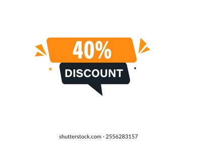 40 percent Off (10% Off), template, badges.  40 , 10, 30, special, price, offer 90, 60, 80, with percent, promotion, illustration, shop now, 
